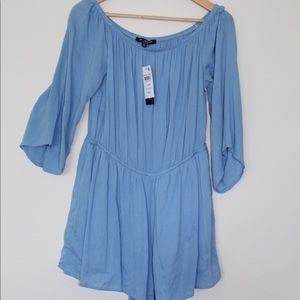 NWT Light blue romper
